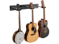 Hercules Stands GSP403SB 3-Guitar Wall Rack Hercules Stands GSP403SB 3-Guitar Wall Rack
